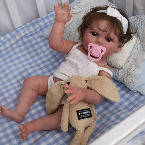 CHAREX Reborn Baby Girl Doll Vinyl Full Body Amazing Gift Set for Kids Age 3+ - Picture 2 of 7